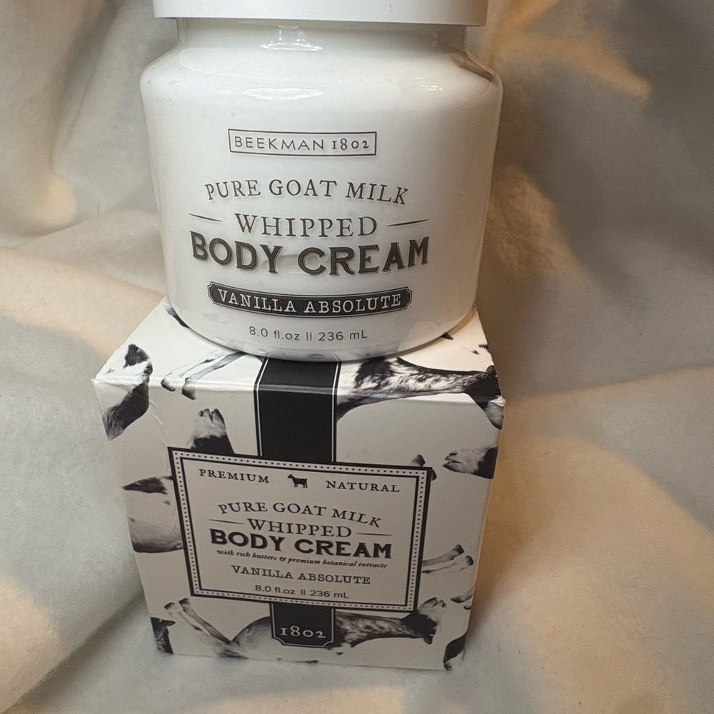Beekman 1802 Vanilla Absolute Whipped Body Cream Brand New and Sealed - Picture 2 of 2